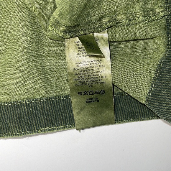 Anthropologie Pilcro Green Linen Blend Skirt - Women’s Size Medium - Picture 10 of 14